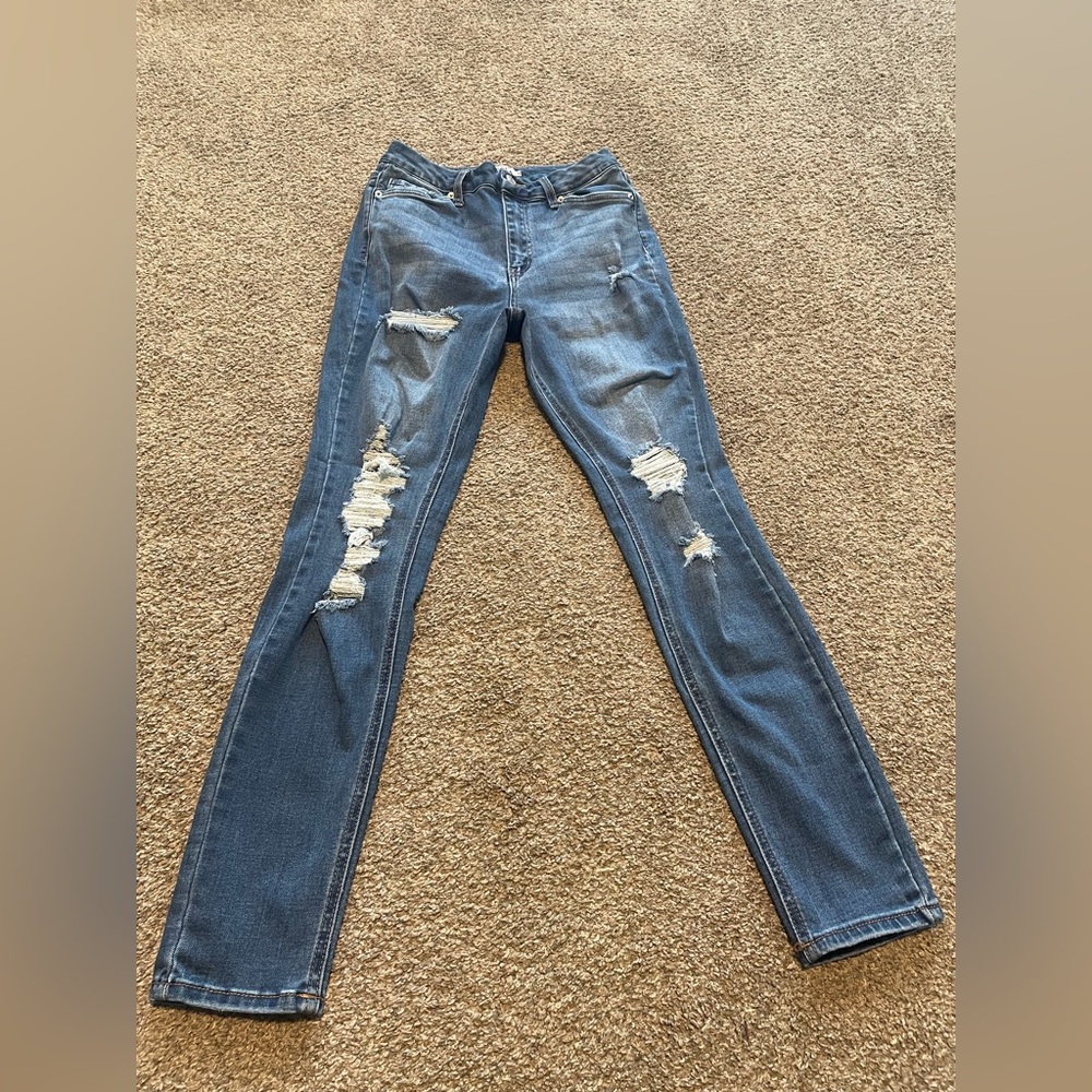 Refuge denim distressed jeans